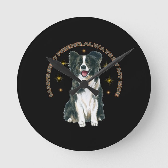 Reloj Redondo Mediano Keychain acrílico (Anverso)