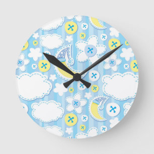 Reloj Redondo Mediano kid background
