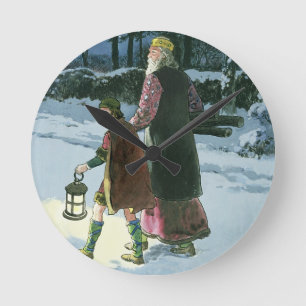 Reloj Redondo Mediano King Wenceslas (c.907-c.929) de 'Peeps into the th