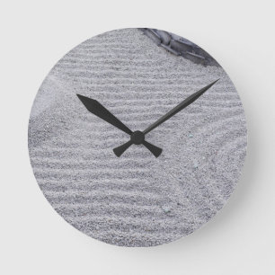 Reloj Redondo Mediano Kioto, templo Kodai-ji, patrones de arena rastrill