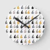 Kitty Cats Wall Clock