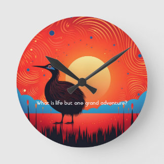 Reloj Redondo Mediano Kiwi en Twilight: La maravilla natural de Nueva Ze