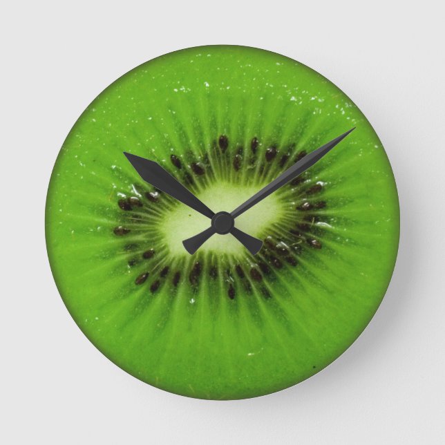 Reloj Redondo Mediano Kiwi Fruit Fresch Slice (Anverso)