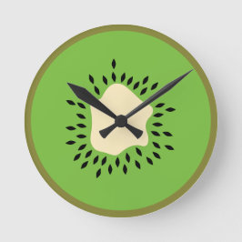 Reloj Redondo Mediano Kiwi illustration