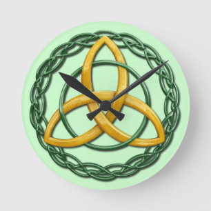 Reloj Redondo Mediano Knot Celtic Trinity