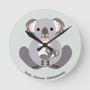 Reloj Redondo Mediano Koala -
