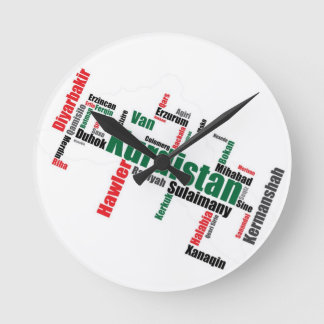 Reloj Redondo Mediano Kurdistan City Clock
