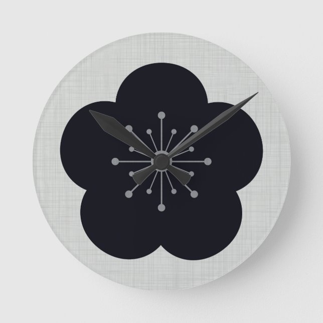 Reloj Redondo Mediano KURO UME - Bold-White (Anverso)