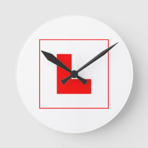 Reloj Redondo Mediano L-Plate Learner Driver / Bachelorette Hen Night