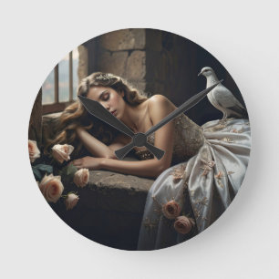 RELOJ REDONDO MEDIANO LA BELLA DURMIENTE - BALLET Y DANZA