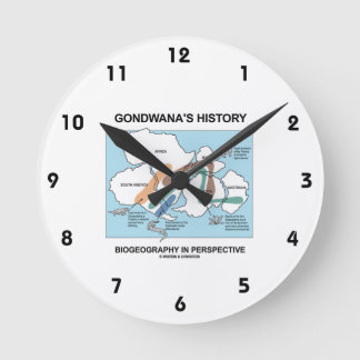 Reloj Redondo Mediano La biogeografía de la historia de Gondwana en pers