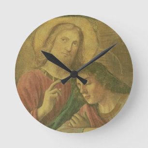 Reloj Redondo Mediano La cabeza de Cristo, de la última cena, 1480
