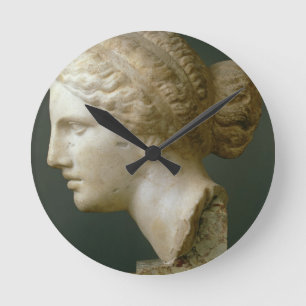 Reloj Redondo Mediano La cabeza de Kauffmann, romana (mármol)