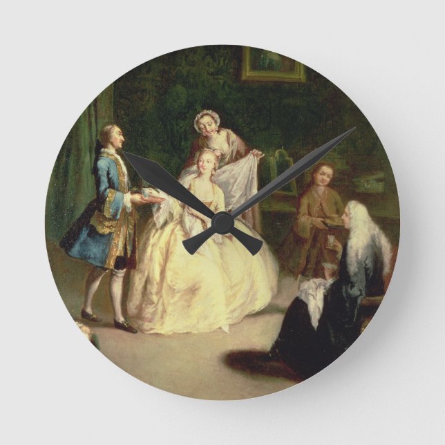 Reloj Redondo Mediano La cafetería (Anverso)