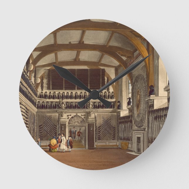 Reloj Redondo Mediano La cámara de la vieja guardia, la torre redonda, (Anverso)