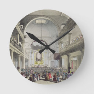 Reloj Redondo Mediano La capilla católica, campos del mesón de Lincoln
