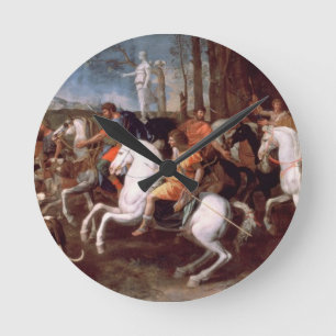 Reloj Redondo Mediano La caza del verraco de Calydonian, 1637-38