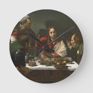 Reloj Redondo Mediano La cena en Emmaus, 1601 (aceite y tempera)