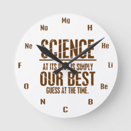 Reloj Redondo Mediano La ciencia en su mejor momento