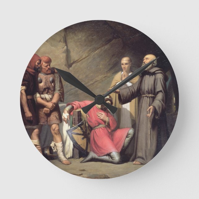 Reloj Redondo Mediano La conversión de Roberto, duque de Normandía, (Anverso)