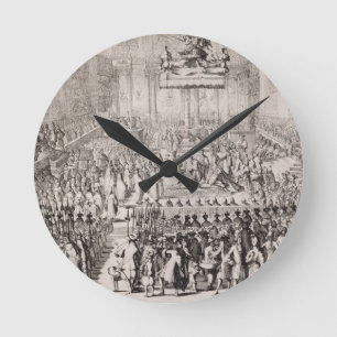 Reloj Redondo Mediano La coronación de Guillermo del naranja (1650-1702