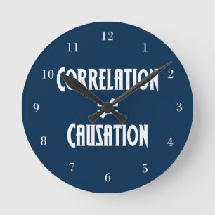 Reloj Redondo Mediano La correlación no iguala la causalidad