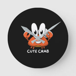 Reloj Redondo Mediano La Cubata Crabtastica.