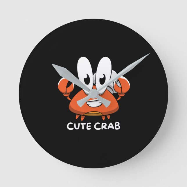 Reloj Redondo Mediano La Cubata Crabtastica. (Anverso)