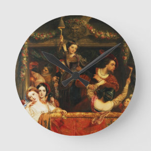 Reloj Redondo Mediano La diversión del Moccoletti - el enojado gay