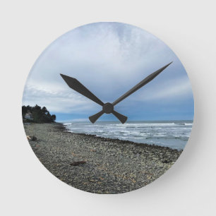 Reloj Redondo Mediano La ensenada en la costa, Oregón