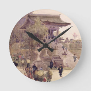 Reloj Redondo Mediano La entrada al templo de Kiyomizu-Dera, Kyoto