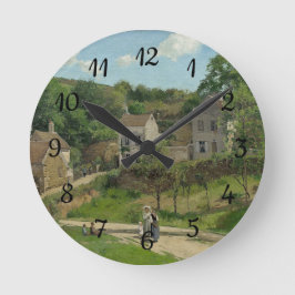 Reloj Redondo Mediano La ermita de Pontoise Camille Pissarro