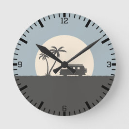 Reloj Redondo Mediano La escapada costera