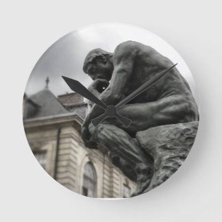 Reloj Redondo Mediano La escultura de Rodin en París