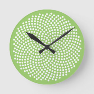Reloj Redondo Mediano La espiral de Fermat