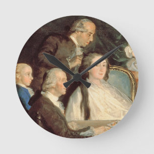 Reloj Redondo Mediano La familia del infante Don Luis de Borbon 2