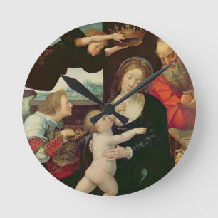 Reloj Redondo Mediano La familia santa, 1522 (aceite en el panel)