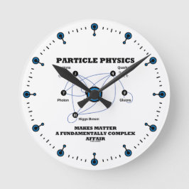 Reloj Redondo Mediano La Física De Las Partículas Hace Que La Materia Se