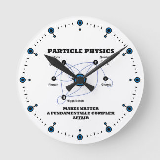 Reloj Redondo Mediano La Física De Las Partículas Hace Que La Materia Se