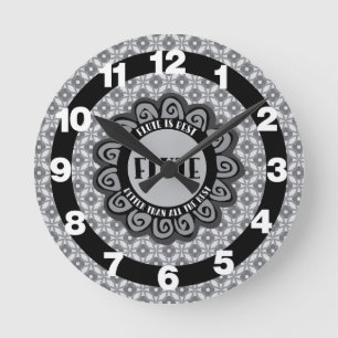 Reloj Redondo Mediano La flauta es lo mejor