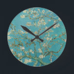 Reloj Redondo Mediano La flor de almendras de Van gogh<br><div class="desc">La obra maestra de Van Gogh Almond BlossomVisite nuestra tienda para ver otros artículos que coincidan.</div>