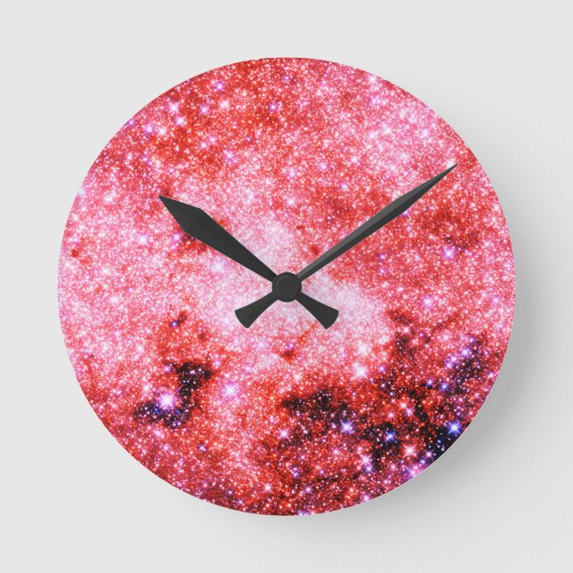 Reloj Redondo Mediano La galaxia de la Vía Láctea (Anverso)
