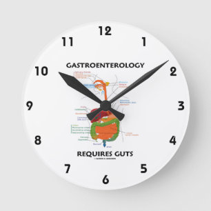 Reloj Redondo Mediano La gastroenterología requiere la tripa (el sistem