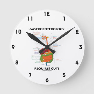 Reloj Redondo Mediano La gastroenterología requiere la tripa (el sistema