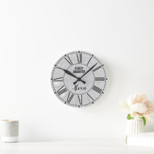 Reloj Redondo Mediano La Hija Mayor Trendy Life Of A Daughter