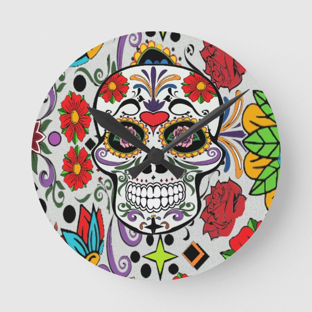 Reloj Redondo Mediano La historia del azúcar (Anverso)