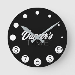 Reloj Redondo Mediano La hora de la bailarina.