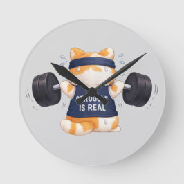 Reloj Redondo Mediano La lucha es real