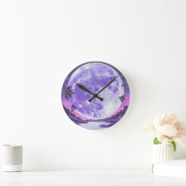 Reloj Redondo Mediano "la luna imposible"-