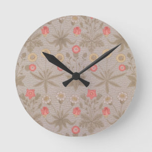 Reloj Redondo Mediano La "margarita", el primer papel pintado diseñó p